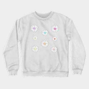 Colored daisy Crewneck Sweatshirt